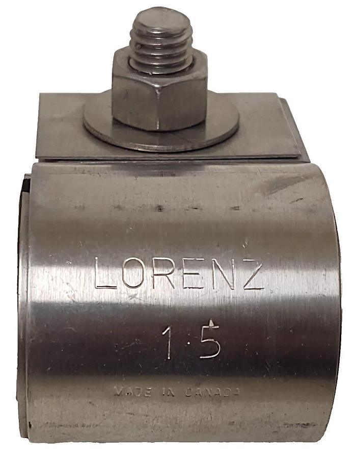 🔥  LORENZ 1-1/2" EMERGENCY PIPE CLAMP REPAIR STAINLESS