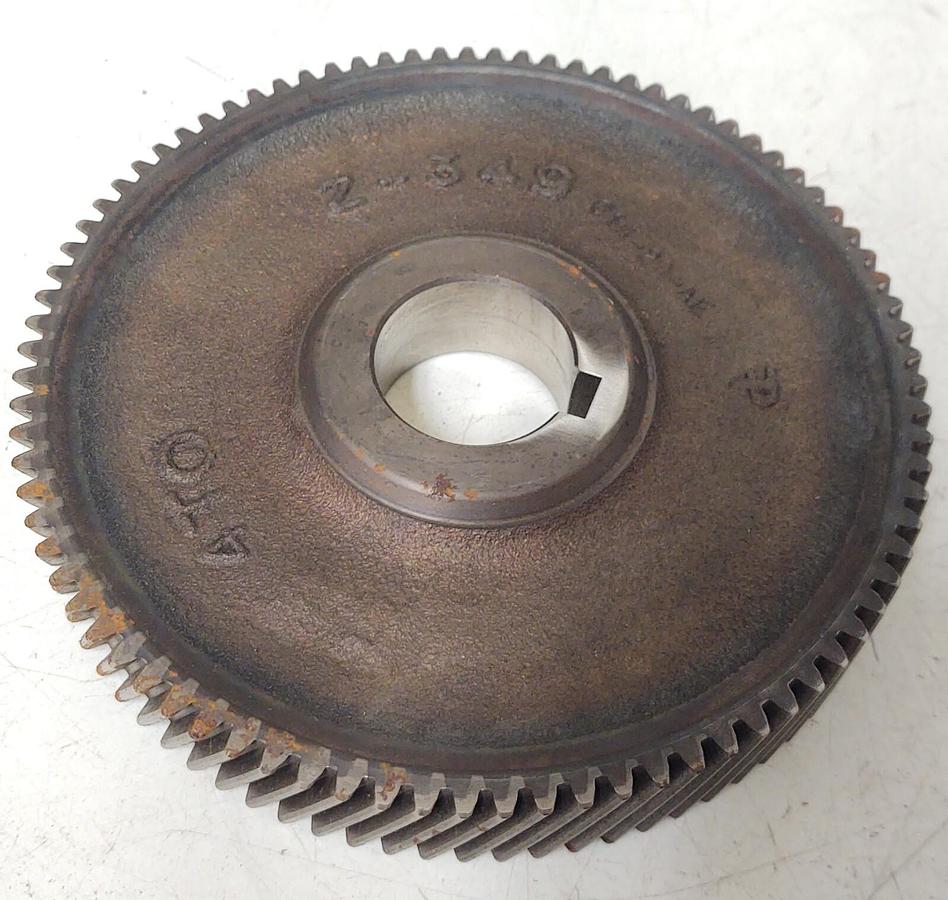2-349 Helical Gear HST, 30mm Bore, 85 Teeth 135mm OD, 18 Pitch, 2-349-014-20A-00