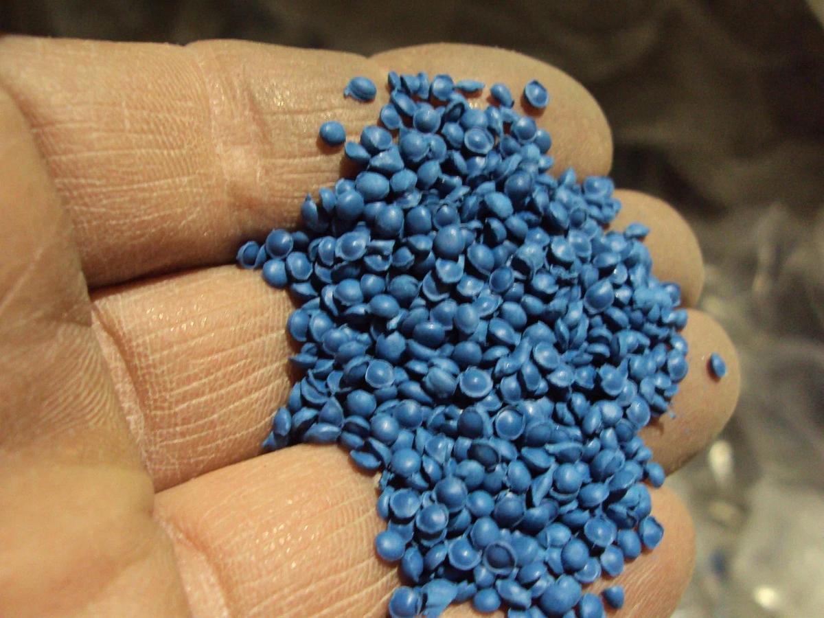 Teknor Color 41,858HCSUV Blue Concentrate Plastic Pellets 5 Lbs Resin Styrene