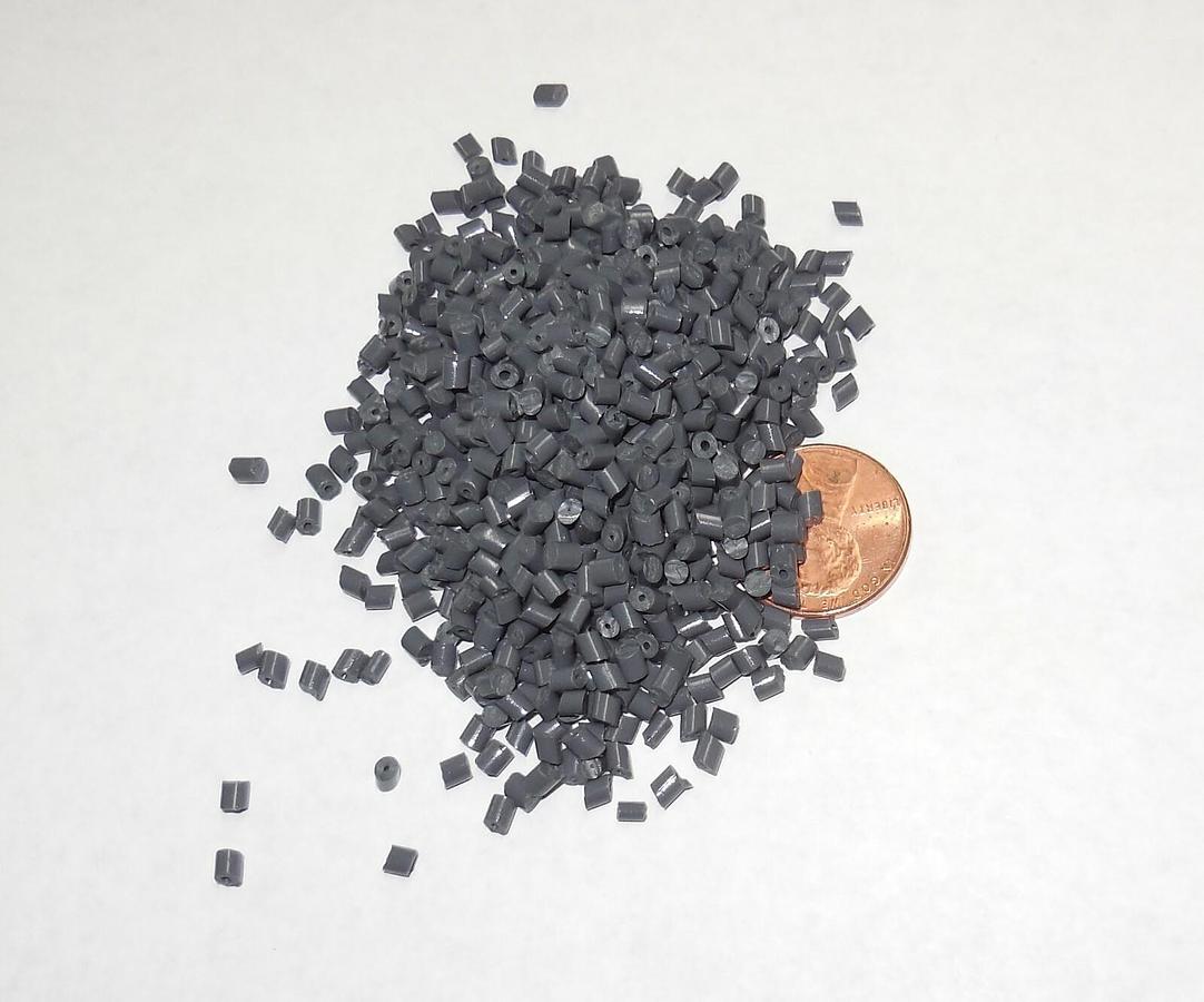 PP Plastic Pellets Polypropylene Resin Material Injection Molding Drk Gray 45 Lb