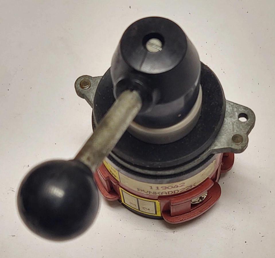 Used Small Drum Switch 119042 BVNKADD22K Made in Germany 20Amp at 220VAC Stackable