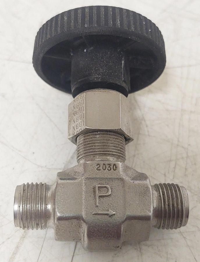 🔥 NEW Parker Needle Valve 3/8" Tube Compression, 316 Stainless 2030 CBCJ