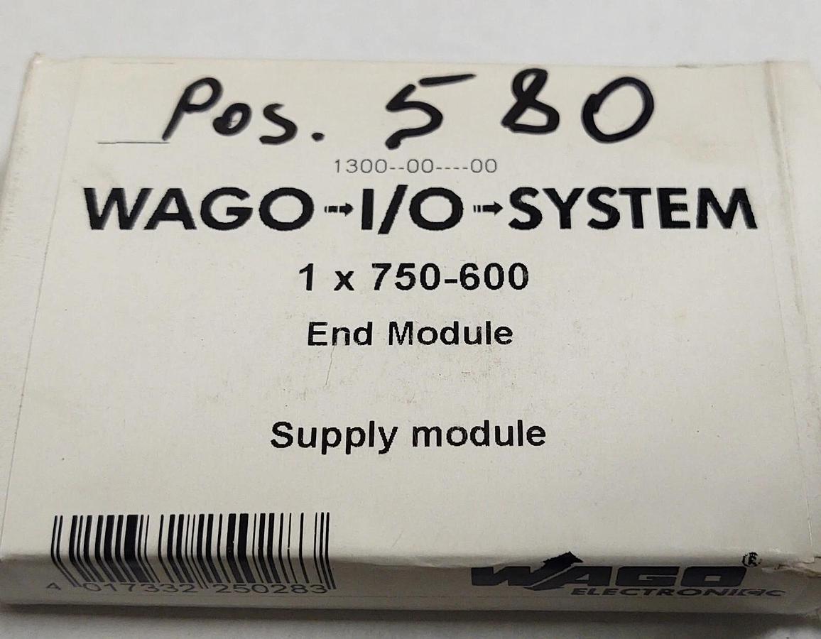 🔥 NEW WAGO 750-600 I/O End Terminal Module - Made in Germany