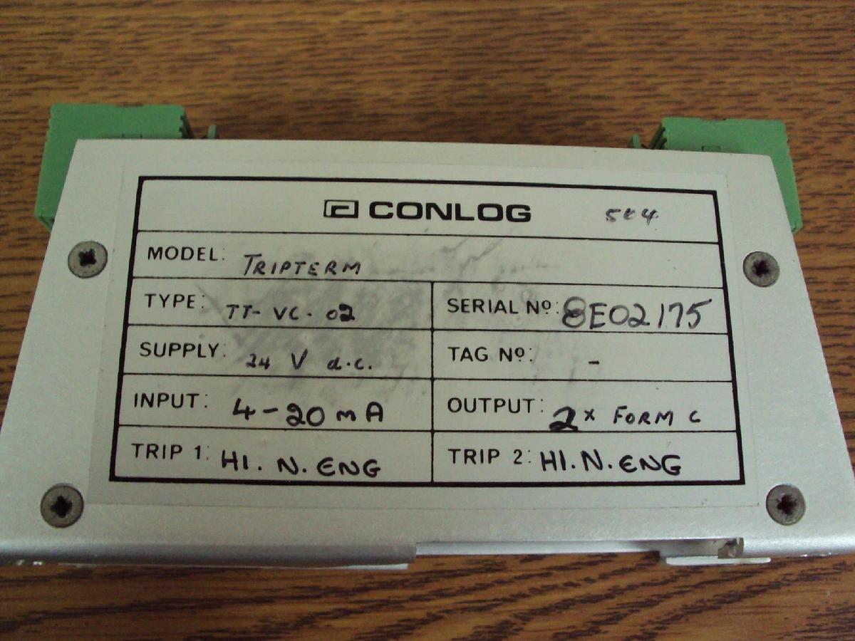 Used Tripterm Conlog VC02 TT-VC-02 Serial No. 8E02175 TTVCO2