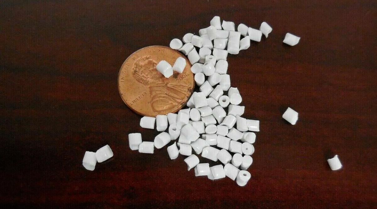 PP Plastic Pellets Polypropylene Resin Material Injection Molding White 45 Lbs