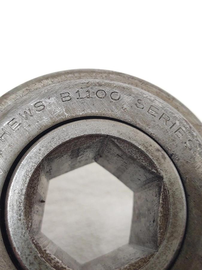 🔥 (NEW) MATTHEWS B-1100-1 BEARING B1100 HEX SHAFT