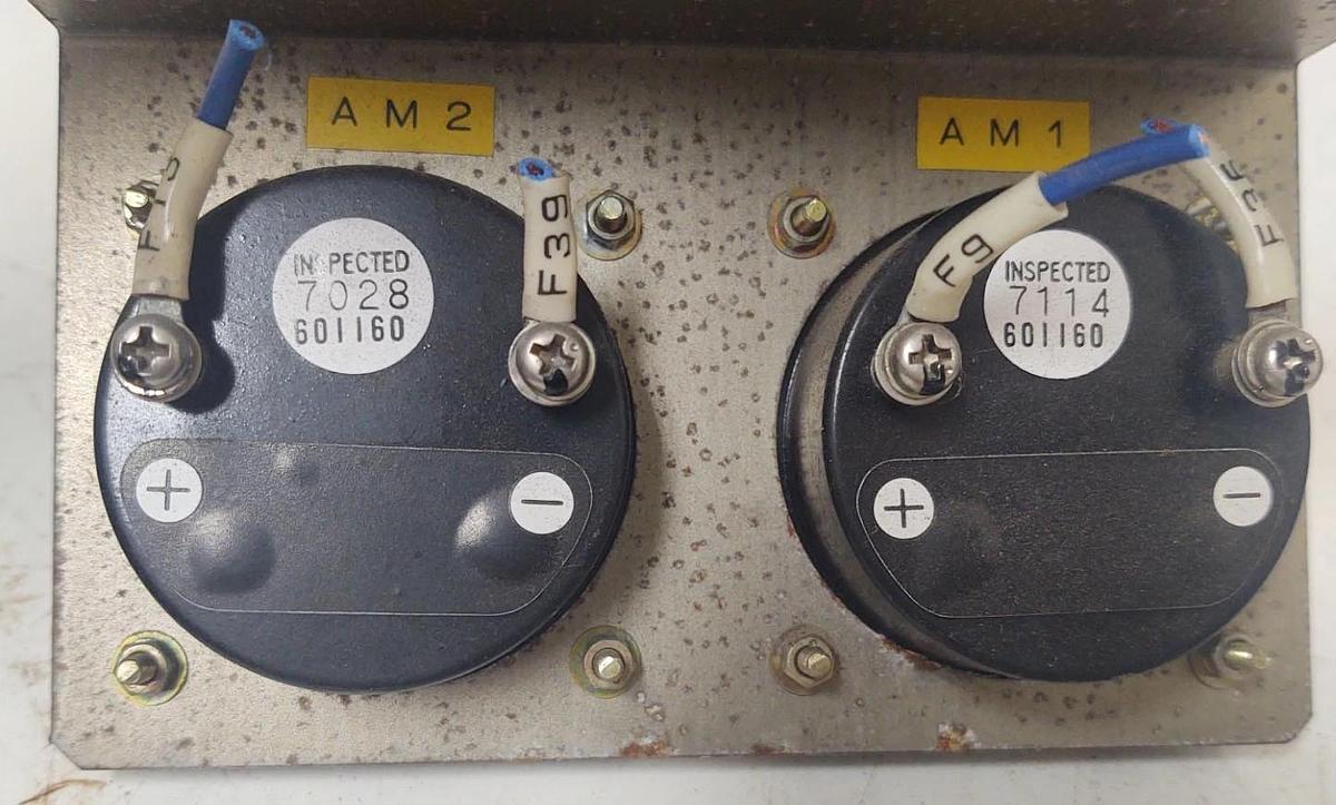 Used 🔥 (QTY 2) DC 0 ~ 1000mA Analog AMP Current Pointer Needle Panel Meter Ammeter