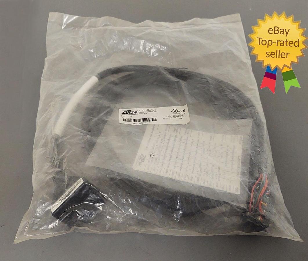 🔥NEW ZIP LINK AUTOMATION DIRECT ZL-D2-CBL10-2 ZLD2CBL102 PLC I/O CABLE