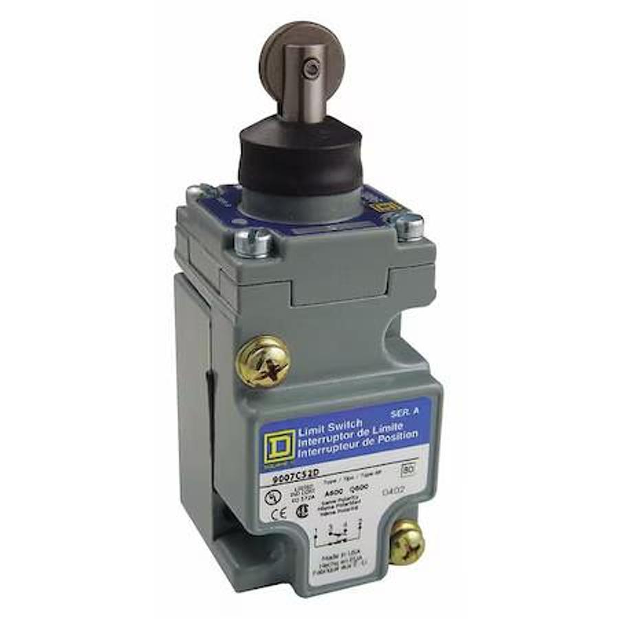 Used 🔥Square D Heavy Duty Limit Switch 9007 C52B2 Type C052 A600 10° Travel