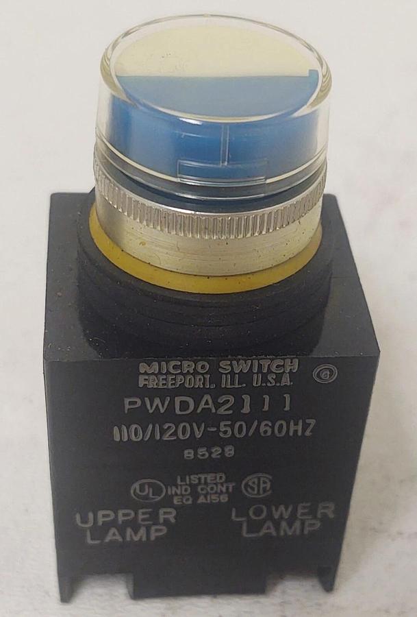 🔥NEW Blue-White Lens HONEYWELL PWDA2111 Dual Pilot Light 120/60
