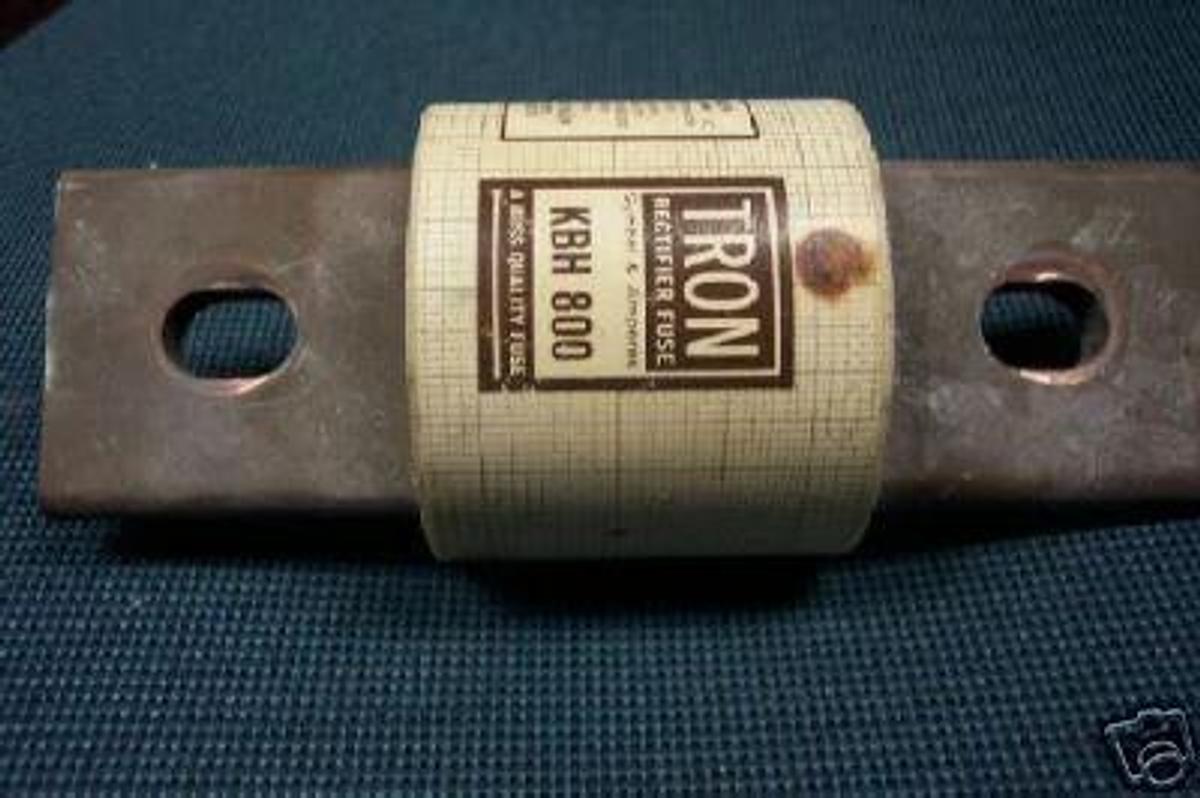 Used Bussmann Tron Rectifier Fuse KBH-800 Amps KBH800 A