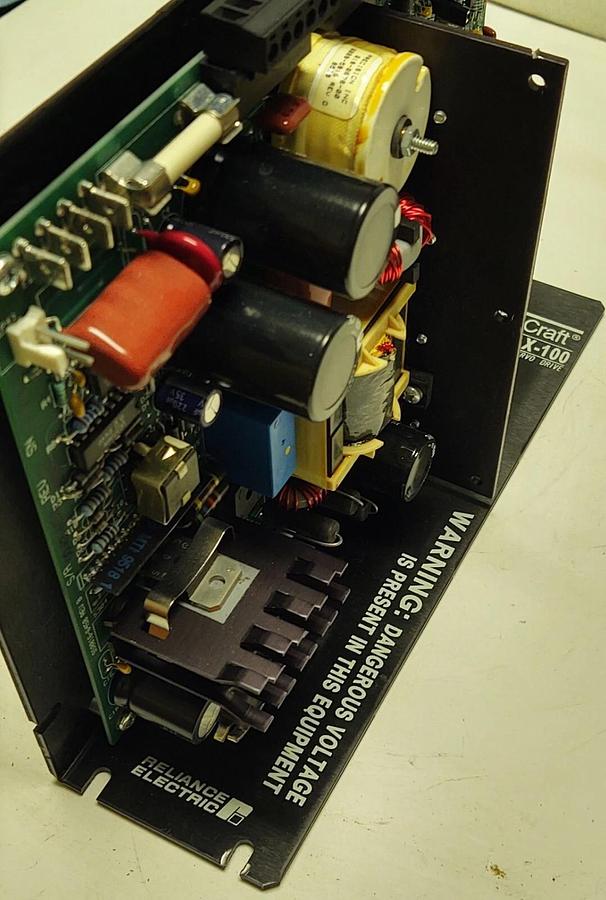 Used 🔥Electro-Craft Max-100 115V PWM SERVO DRIVE, 9078-0121, Reliance Electric Rev E