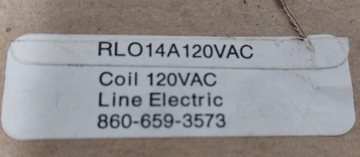 🔥NEW General Electro Line Electric RLO14A 120VAC Relay Unit 80110
