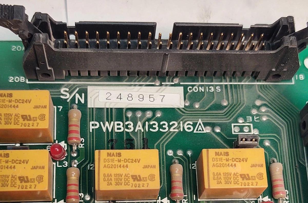 Used Mitsubishi PWB3A133216 ASY3EK23010 PLC Relay Circuit Board Module