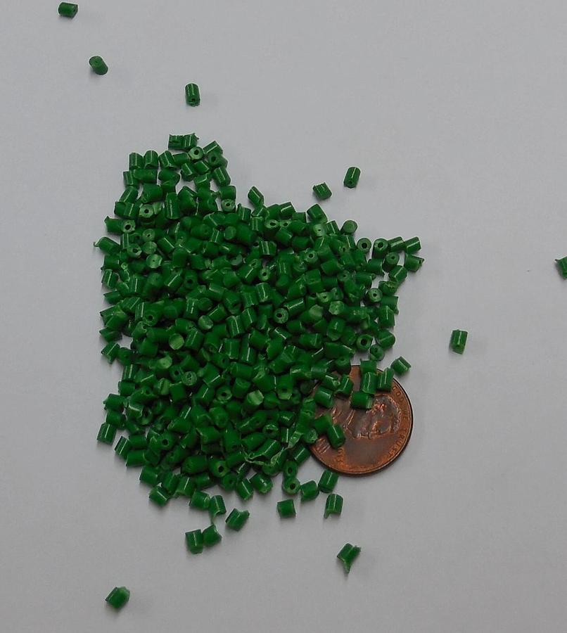 PP Plastic Pellets Polypropylene Resin Material John Deere Green 10 Lbs