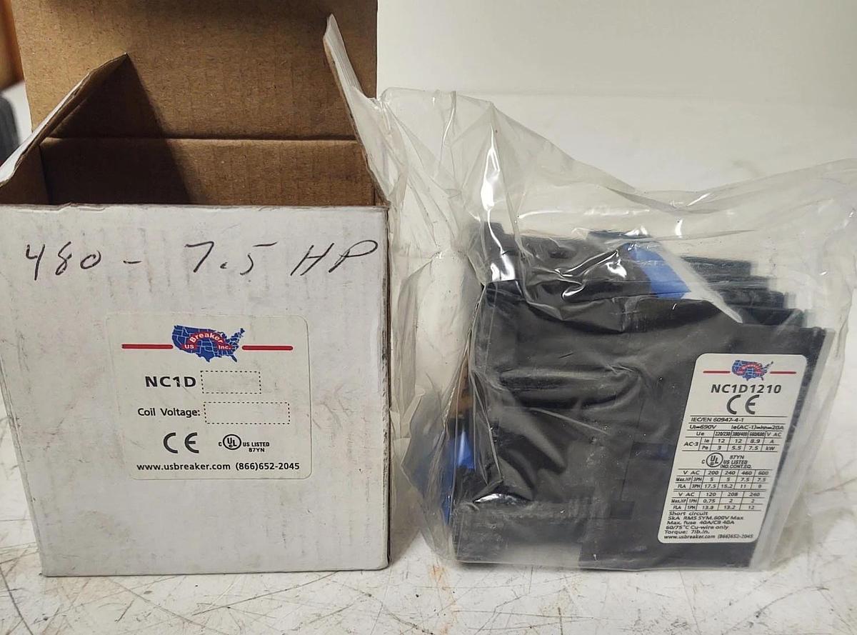 🔥US Breaker NC1D1210 3-Pole Contactor DIN-mount 120V Coil