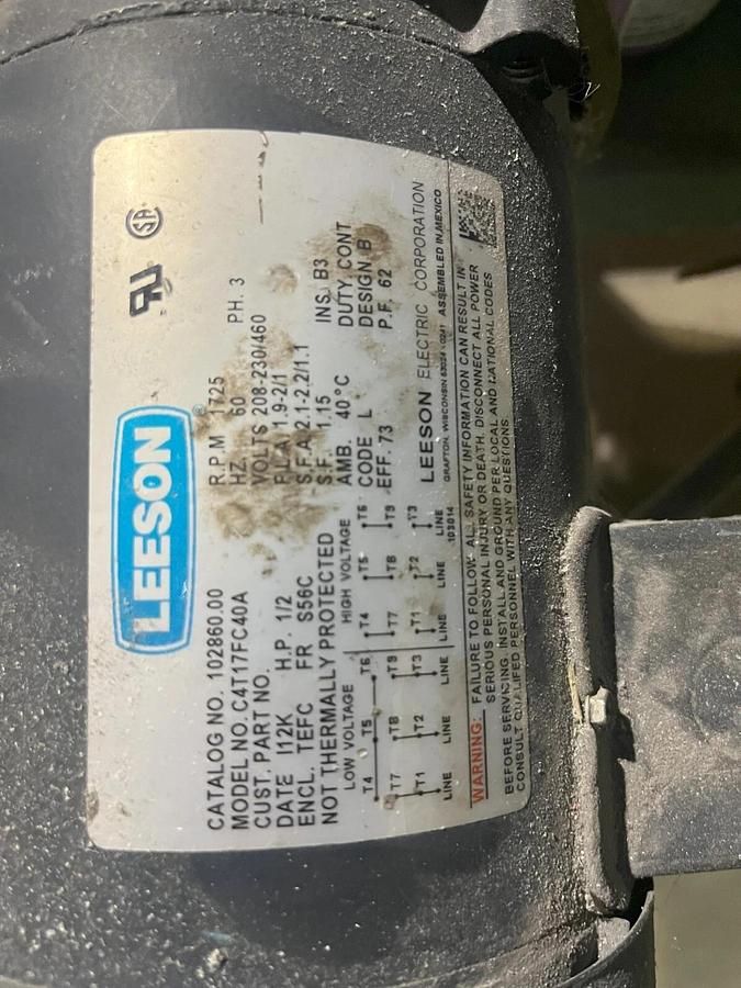 Used Roach conveyor Slider belt 19' long 20" wide