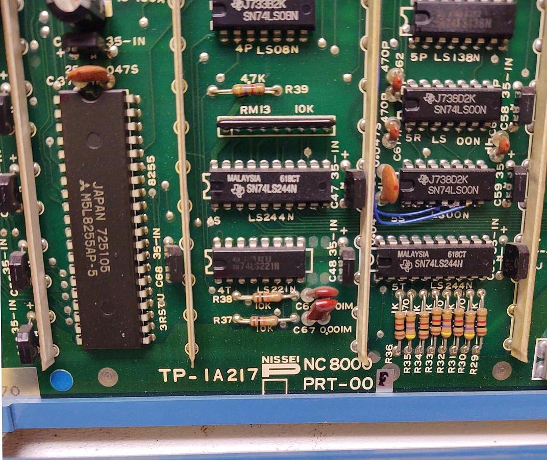 Used NISSEI Molding Machine Circuit Board NC8000 TP-IA217 Used Low Hours