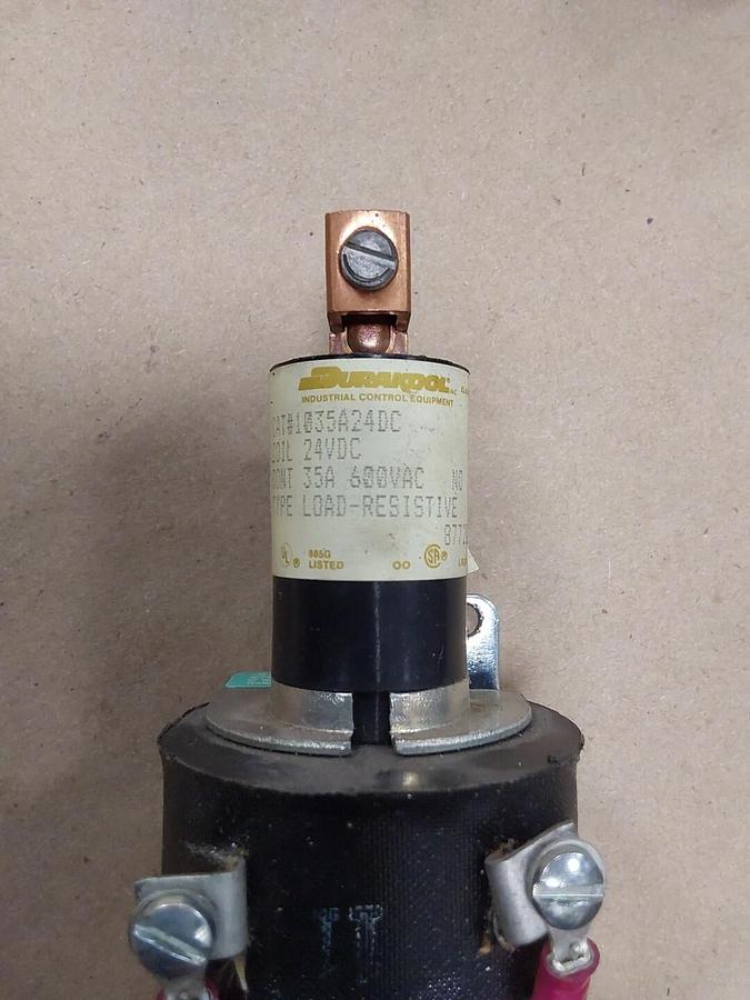 Used 🔥 Durakool 2035A24DC Mercury Displacement Relay 35A 600VAC 24 VDC Coil