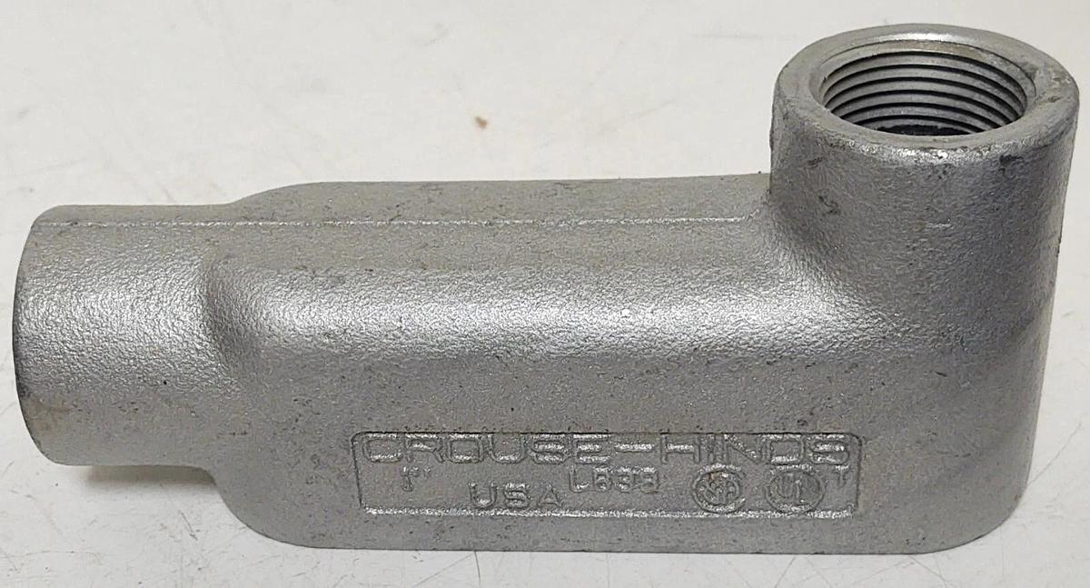 🔥 CROUSE-HINDS LB38 1”Conduit Outlet Body Conduit Fitting Electrical 1” LB