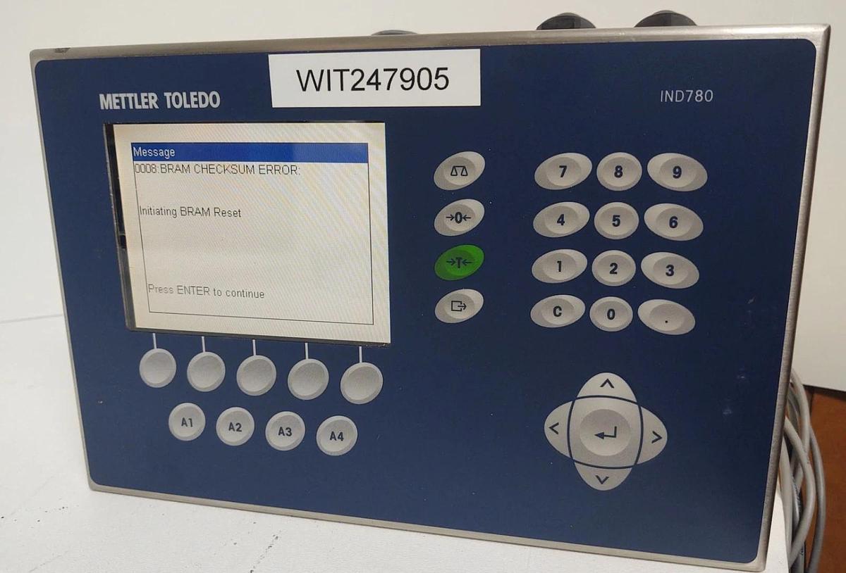 Used 🔥#2 METTLER - TOLEDO IND780  HARSH, SCALE HEAD