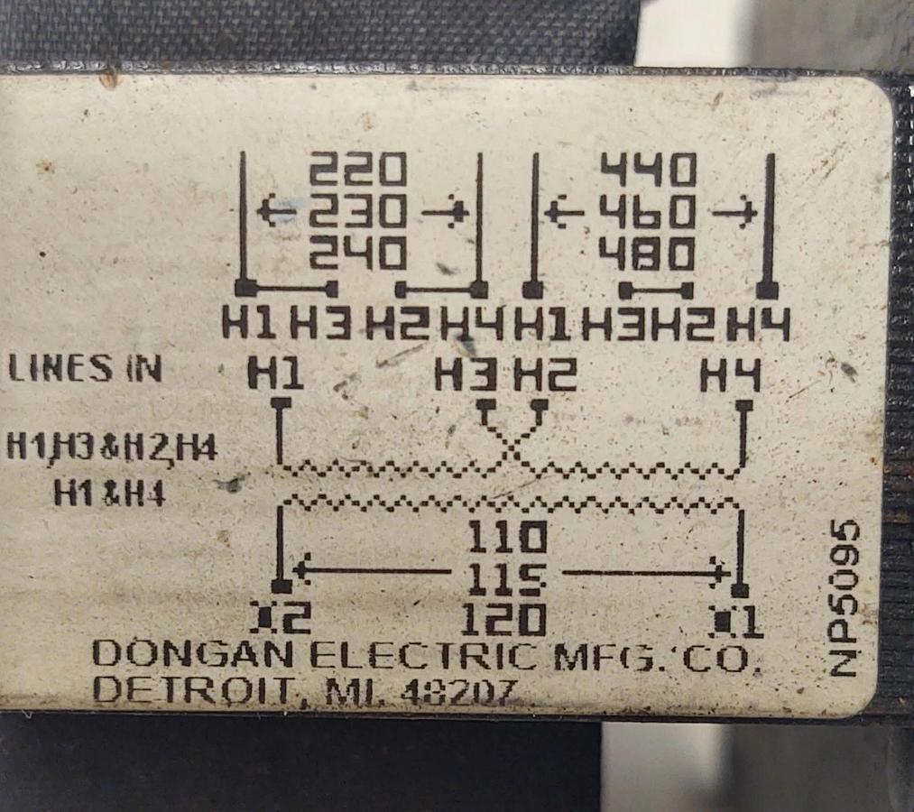 🔥NOS Dongan 50-0050-053 Industrial Control Transformer