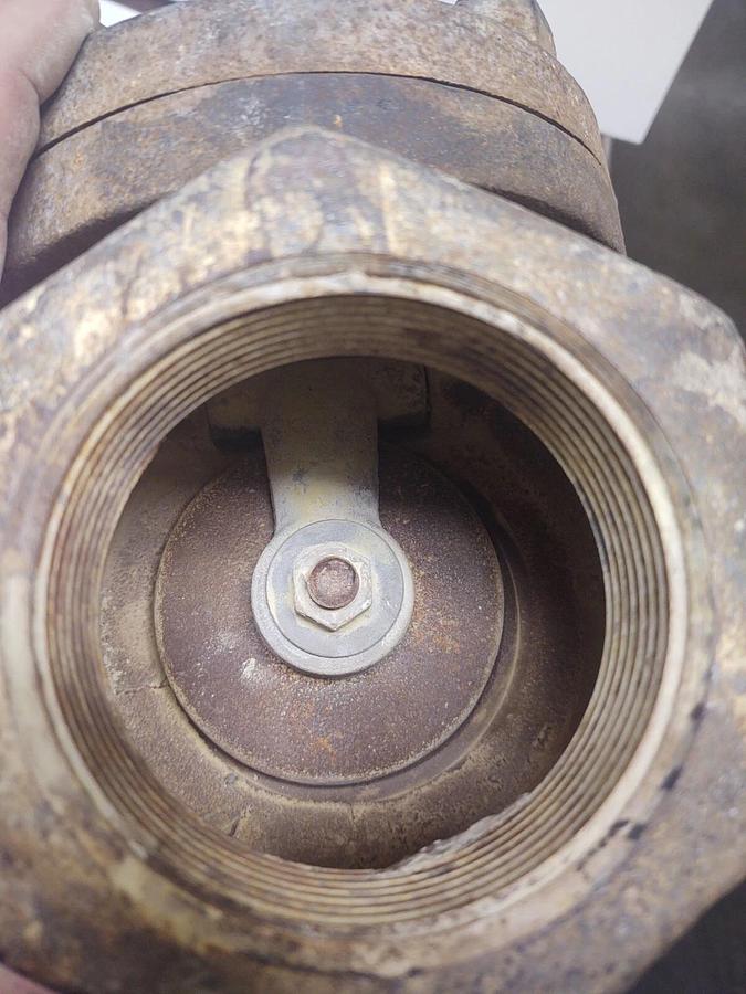 Crane 3" Gate #53515 Cast NPT Directional Gravity Swing Check Valve