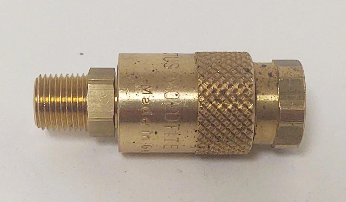 🔥(QTY 10) NOS Brass Moldtite Quick Connector Coupling 200 Series 86