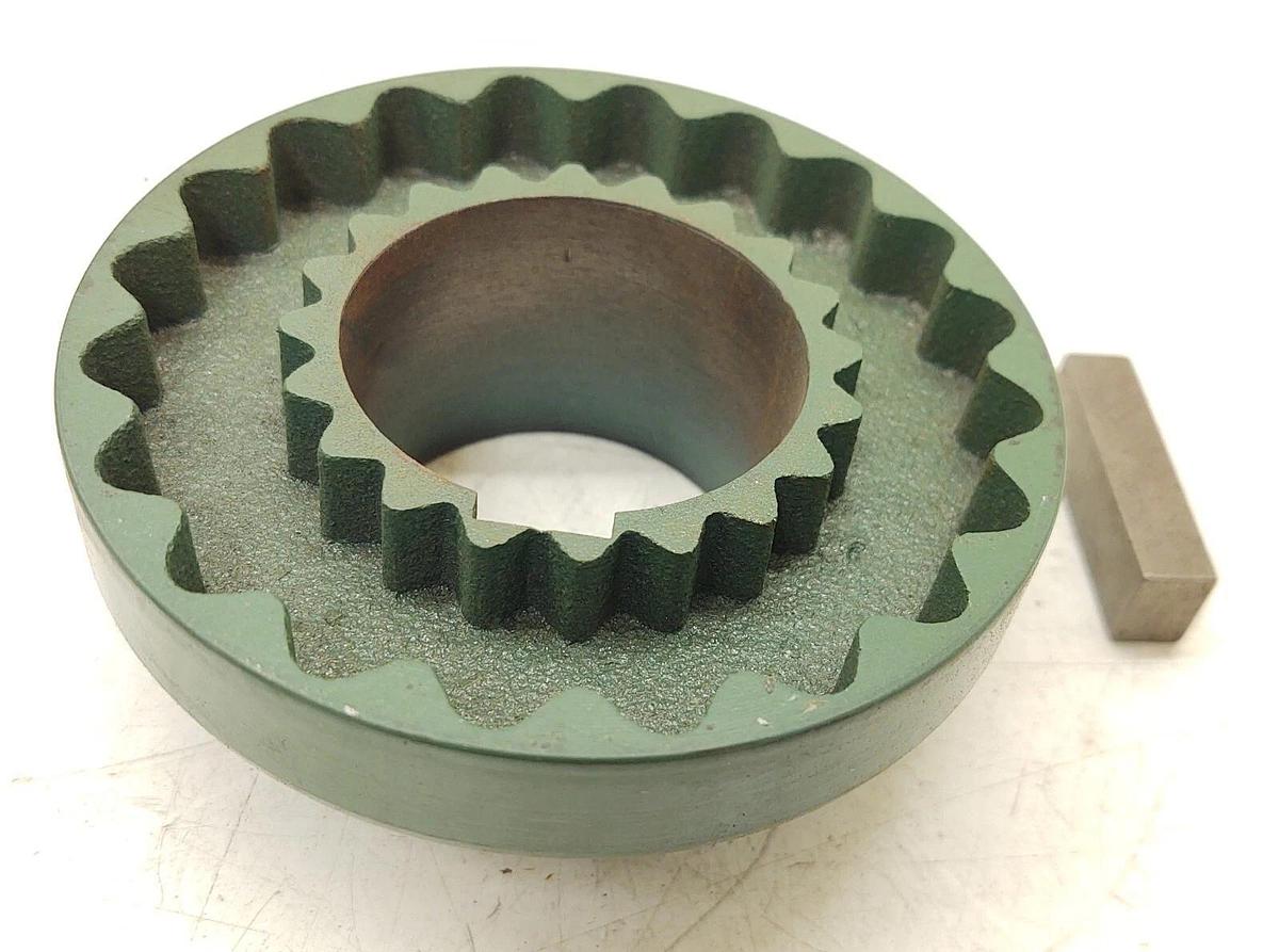 🔥 (NOS) TB Woods 6S Sure-Flex Flange Coupling 1-7/8" With Key Stock