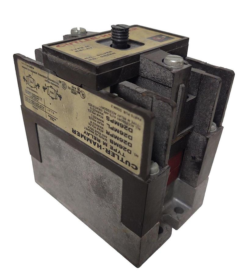 Used 🔥Cutler Hammer D26MB D26MPR D26MPL D26MPS Type M Relay 120V Coil