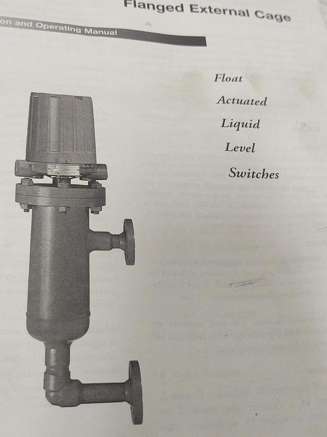🔥(NEW) 1" Magnetrol NOB25-1B10-COA 250PSIG Float Activated Liquid Level Switch