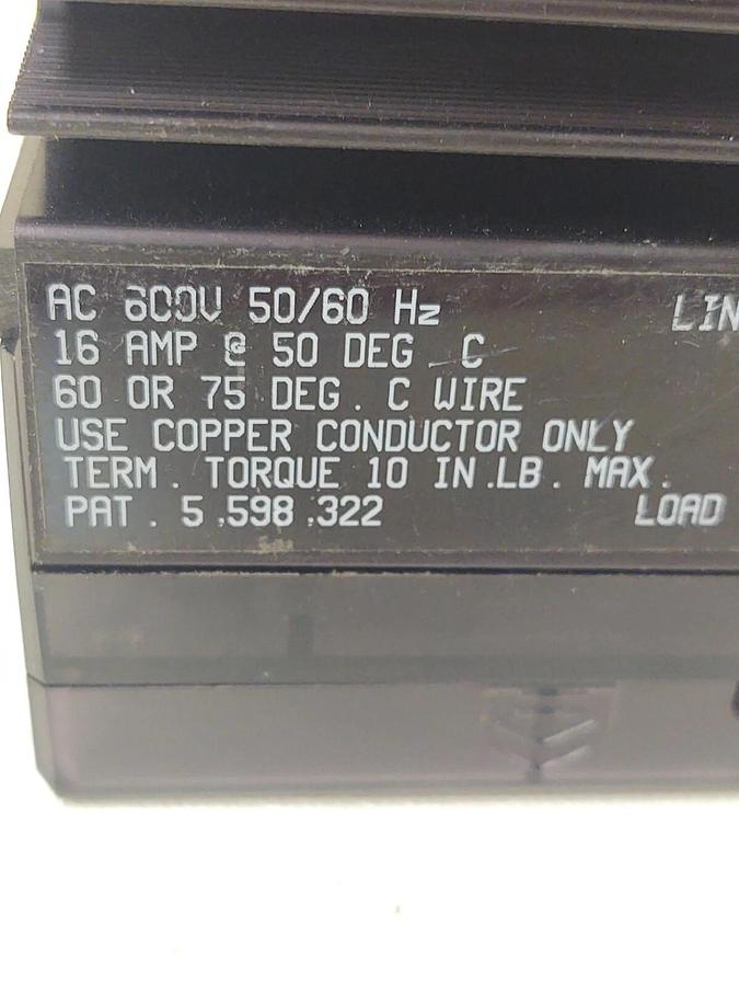 Used 🔥Watlow DA1C-1660-C000 DIN-a-mite, 600 V, 50/60 Hz, Solid State Controller