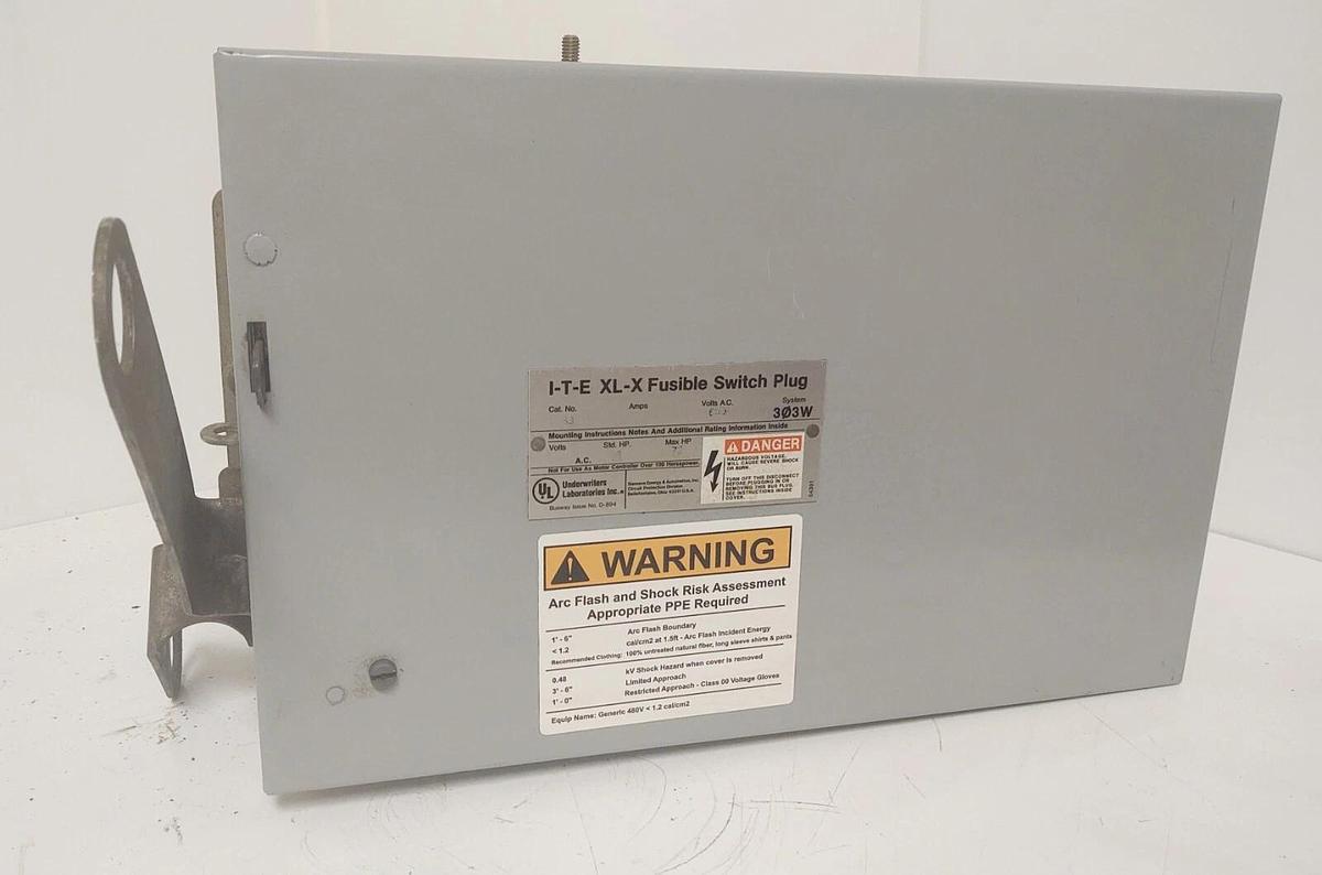 Used 🔥 RV363 SIEMENS ITE, XL-X BUSS PLUG, 100 AMP, 600V, ⭐ CLEAN