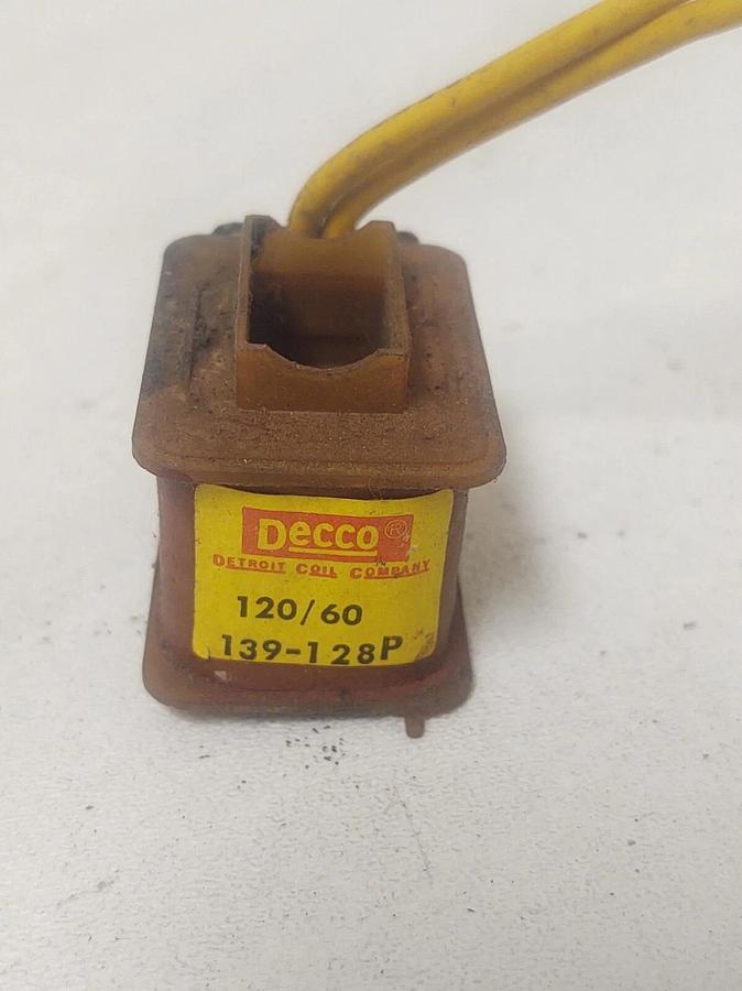Used 🔥 (3PCS Lot) 139-128P DECCO Solenoid Coil  120V