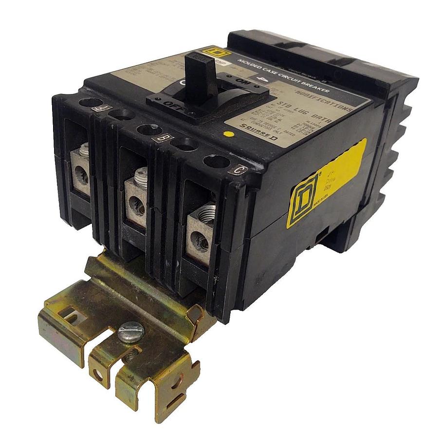 Used 🔥Square D FA36100 3 Pole 100 Amp 600 Vac I-Line Circuit Breaker