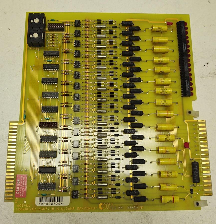 Used (5) Cincinnati Milacron 3-531-3564A Circuit Board ACI-UL Interface Board #16Z22