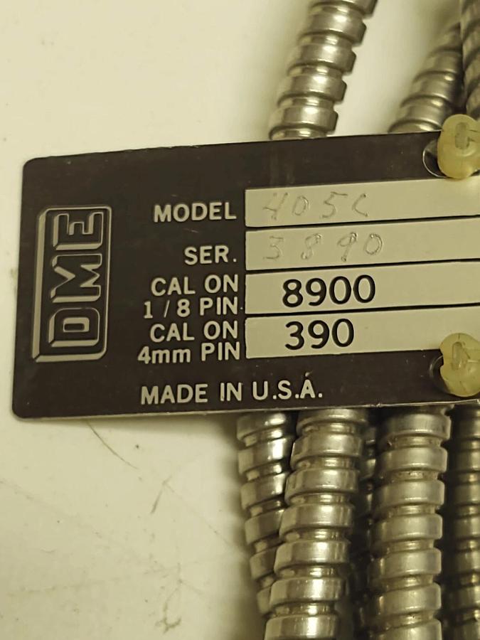 NEW DME CAVITY PRESSURE TRANSDUCER SLIDE SENSOR 405-C 405C 2000LBS 450*F