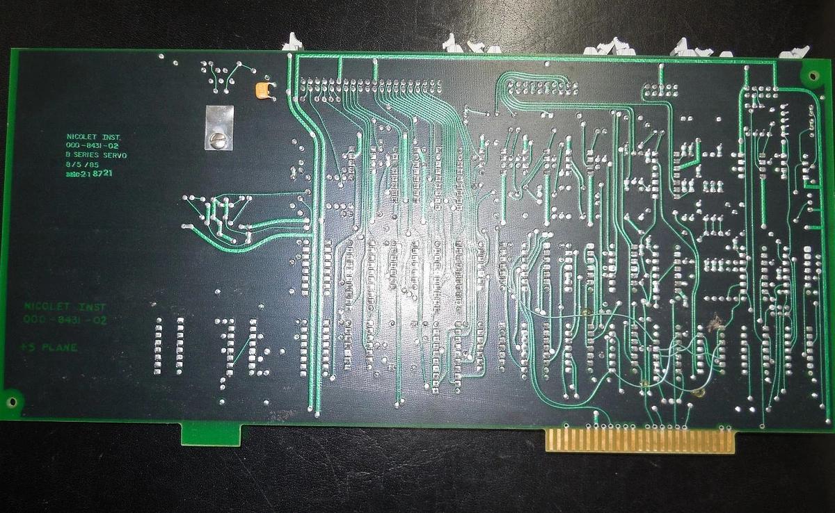 Nicolet 000-8431-02 B Series Servo Board 000843102 GND Plane