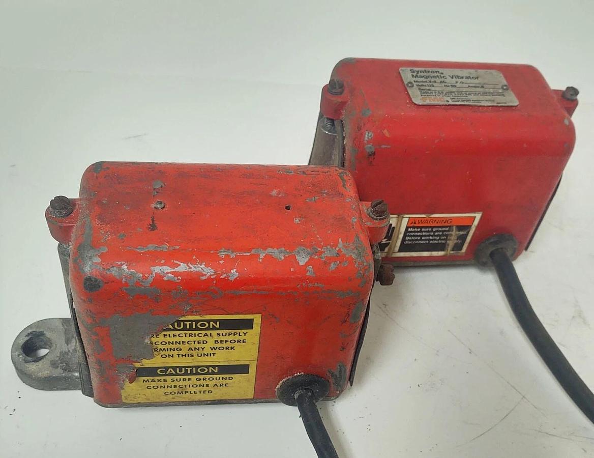 Used 🔥 (2 PCS Lot) Syntron V-4-AC Magnetic Vibrator 115V USED