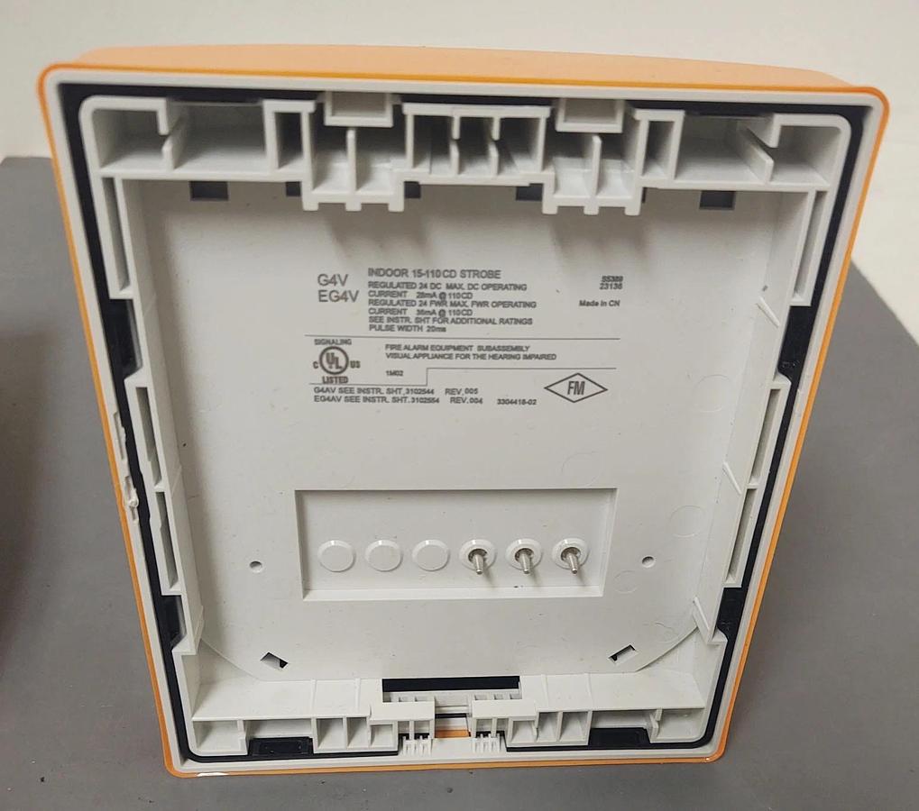 🔥 (NEW) Edwards G4SWF Wall Speaker White Fire Marking