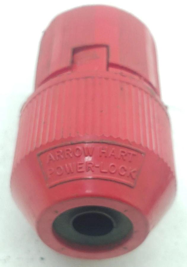 Used 🔥 Arrow Hart 30A 480 VAC Grounding Twist Locking Plug Power Lock