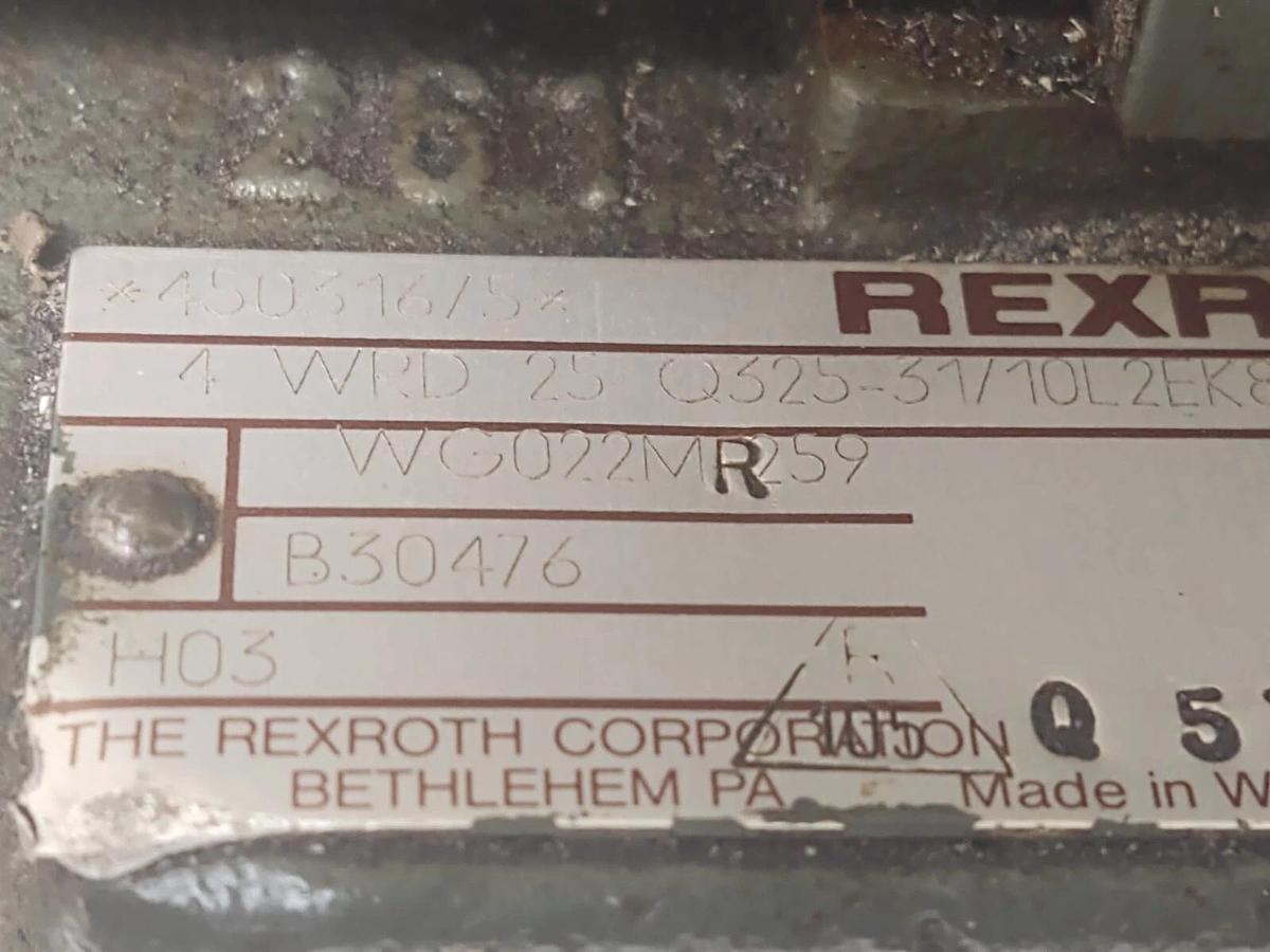 Used 🔥Rexroth 4WS2EM10-45/10B2ET Directional Control Servo Valve Assembly
