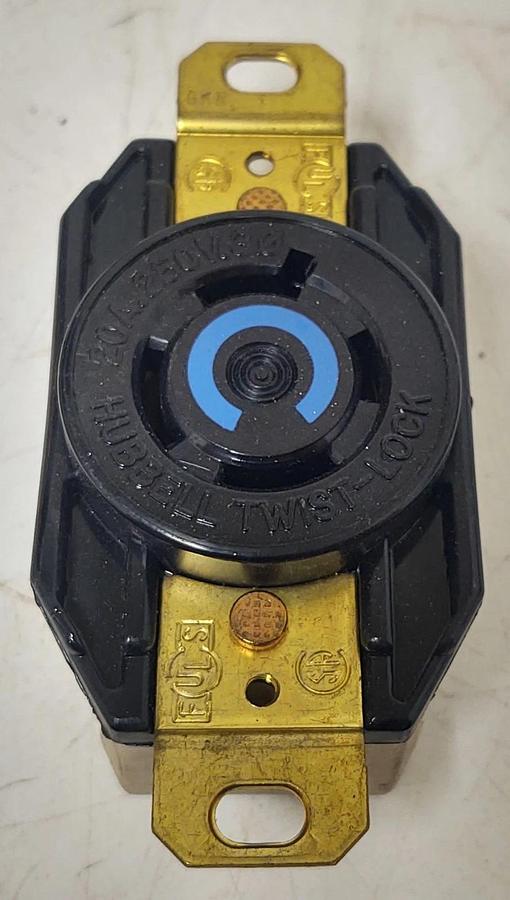 🔥NEW HUBBELL HBL2420 TWIST-LOCK RECEPTACLE 20A 250V