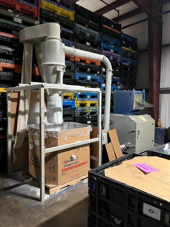 Used Zerma GST 400/600 Granulator 22 KW (30 HP) Blower and Cyclone Included