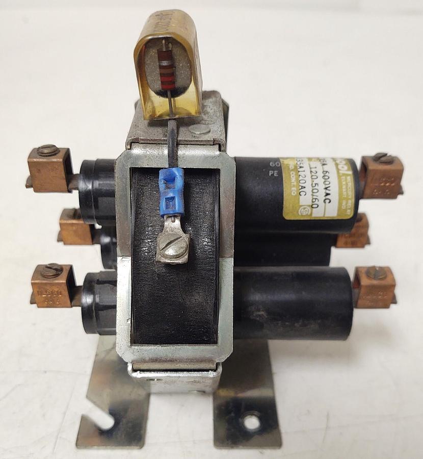 Used 🔥 DURAKOOL 3035A120AC DISPLACEMENT RELAY 600VAC NEW 120VAC COIL 35A