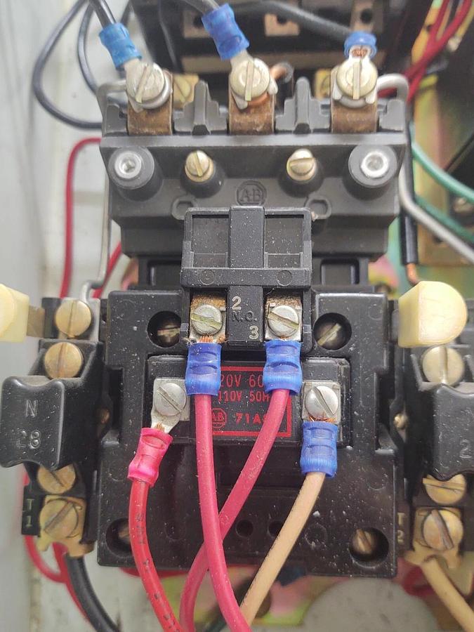 Used 🔥 Allen Bradley 712-BJB242 Size 1 Motor Starter Disconnect 120V Coil 10 Hp