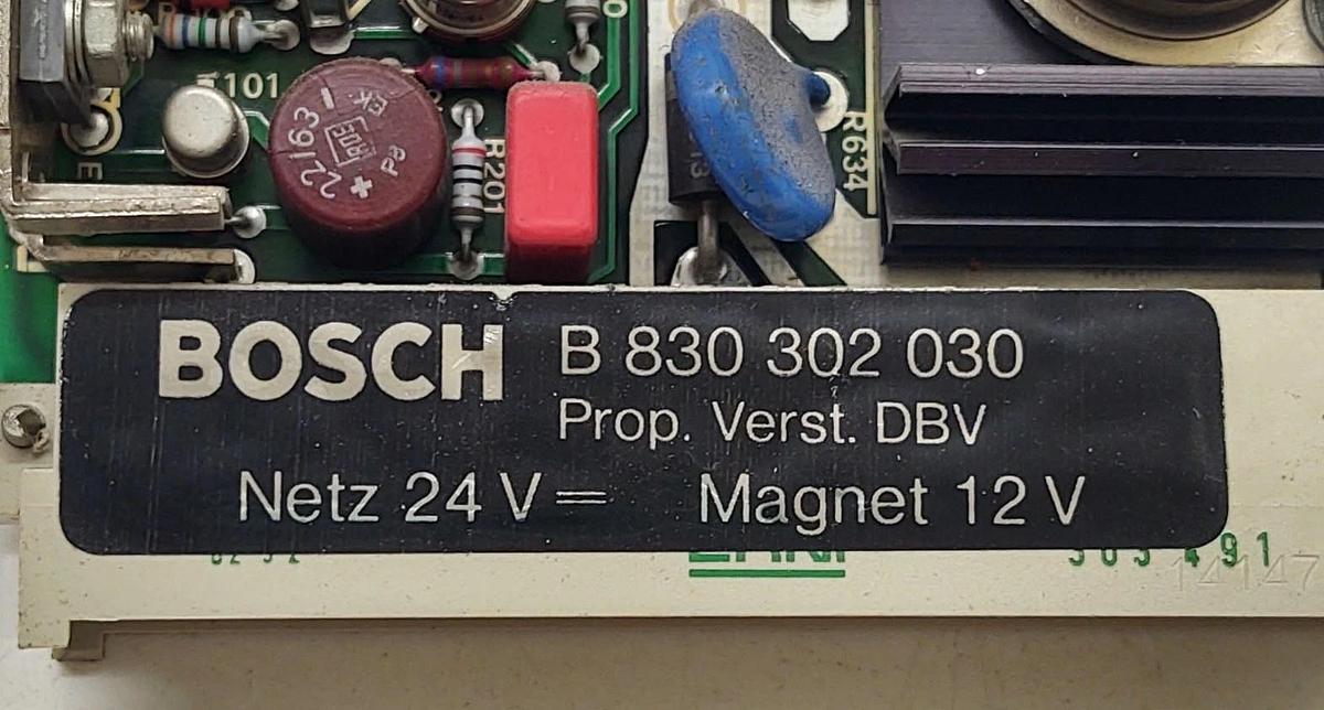 Used 🔥Bosch B 830 302 030 Amplifier Card Valve Driver B830302030