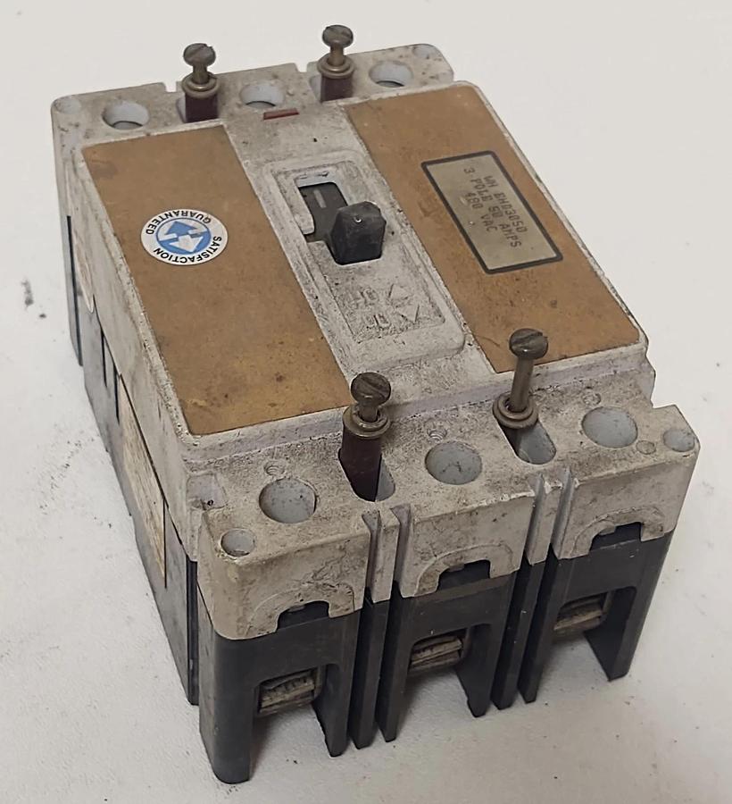 Used 🔥Eaton/Cutler-Hammer/ WH EHD3050 Circuit Breaker 3P 50A 480V