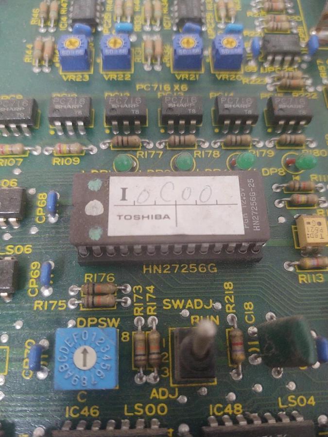 Used 🔥TOSHIBA FL3 F0031540 RS86080 CIRCUIT BOARD MOLDING MACHINE