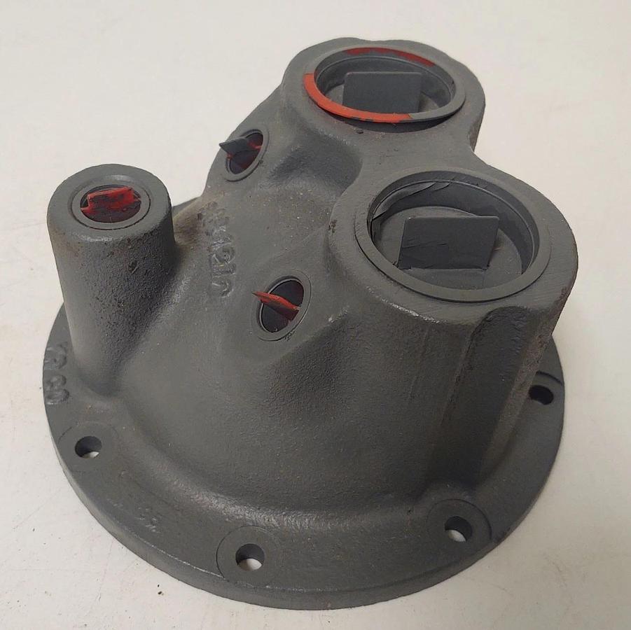 🔥Young Radiator F-600-4P Heat Exchanger End Bonnet Cap (4 Pass) 7.5"